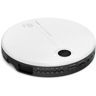 ポータブルCDプレーヤー VERSOS ベルソス 軽量 音飛び防止機能 イヤホン付 コンパクト ホワイト 乾電池 A…