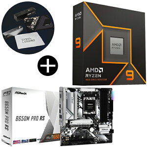 AMD Ryzen 9 9950X W/O Cooler WOF (16C/32TA4.3GHzA170W) CPU + ASRock B650M Pro RS + ASRockIWi}EXpbh Zbg