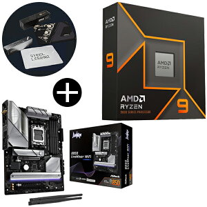 AMD Ryzen 9 9950X W/O Cooler WOF (16C/32TA4.3GHzA170W) CPU + ASRock B850 LiveMixer WiFi ATX}U[{[h + ASRockIWi}EXpbh Zbg