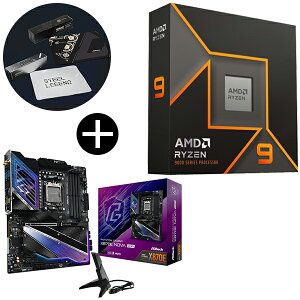 AMD Ryzen 9 9950X W/O Cooler WOF (16C/32TA4.3GHzA170W) CPU + ASRock X870E Nova WiFi Phantom Gaming }U[{[h + ASRockIWi}EXpbh Zbg