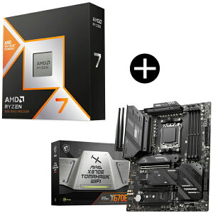 AMD Ryzen 7 9800X3D CPU + MSI MAG X670E TOMAHAWK WIFI ATX}U[{[h Zbg