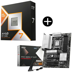 AMD Ryzen 7 9800X3D CPU + MSI PRO B850-P WIFI ATX}U[{[h Zbg