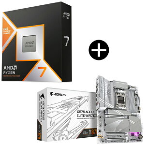AMD Ryzen 7 9800X3D CPU + GIGABYTE X870 A ELITE WF7 ICE }U[{[h Zbg