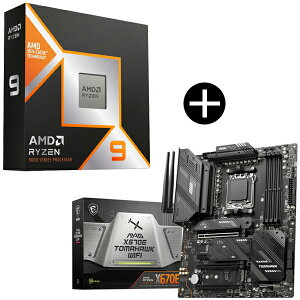 AMD Ryzen 9 9900X3D CPU + MSI MAG X670E TOMAHAWK WIFI ATX}U[{[h Zbg