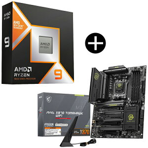 AMD Ryzen 9 9900X3D CPU + MSI MAG X870 TOMAHAWK WIFI }U[{[h Zbg