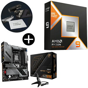 AMD Ryzen 9 9900X3D CPU + ASRock X870E Taichi Lite }U[{[h + ASRockIWi}EXpbh Zbg