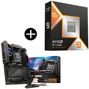 AMD Ryzen 9 9950X3D CPU + MSI MPG X870E CARBON WIFI }U[{[h Zbg