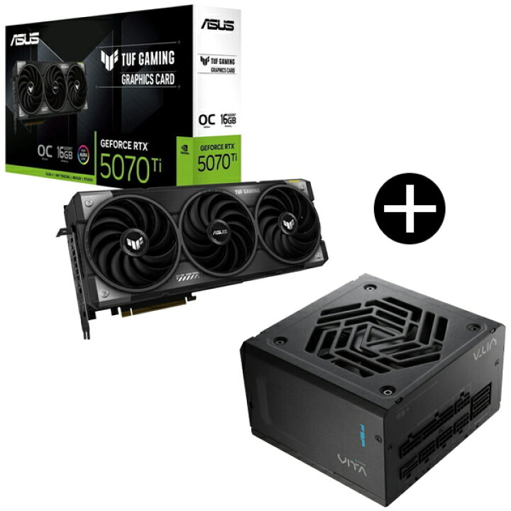 楽天市場】ASUS TUF-RTX5070TI-O16G-GAMING グラフィックボード + FSP  