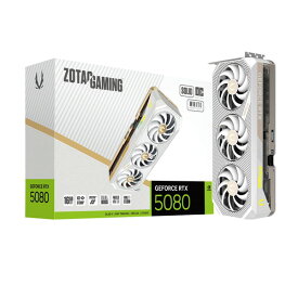 ZOTAC RTX5080SOLIDOCW16G/ZT-B50800Q-10P ホワイト [グラフィックボード] 【KK9N0D18P】