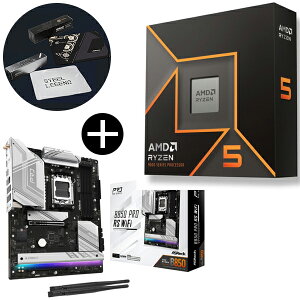 AMD Ryzen 5 9600X W/O Cooler WOF (6C/12TA3.9GHzA65W) CPU + ASRock B850 Pro RS WiFi ATX}U[{[h + ASRockIWi}EXpbh Zbg
