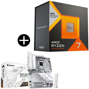 AMD Ryzen7 7800X3D W/O Cooler (8C/16T 4.2Ghz 120W) 100-100000910WOF Q[~OvZbT[ + GIGABYTE B850 A ELITE WF7 ICE ATX}U[{[h Zbg