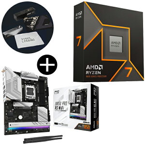 AMD Ryzen 7 9700X W/O Cooler WOF (8C/16TA3.8GHzA65W) CPU + ASRock B850 Pro RS WiFi ATX}U[{[h + ASRockIWi}EXpbh Zbg
