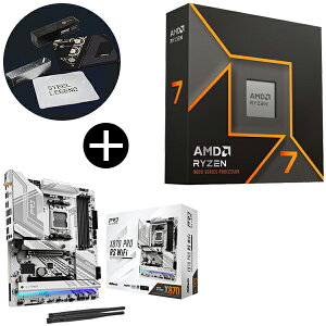 AMD Ryzen 7 9700X W/O Cooler WOF (8C/16TA3.8GHzA65W) CPU + ASRock X870 Pro RS WiFi }U[{[h + ASRockIWi}EXpbh Zbg