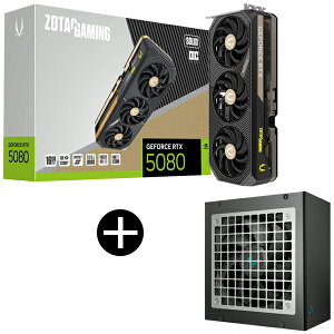 ZOTAC RTX5080SOLIDOC16G/ZT-B50800J-10P ubN OtBbN{[h + DEEPCOOL R-PXD00P-FC0B-JP djbg Zbg