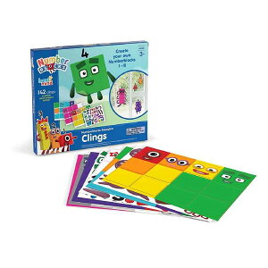 LEARNING RESOURCES 94746 Numberblocks Reusable Clings io[ubNX NOX ԂgLN^[V[g