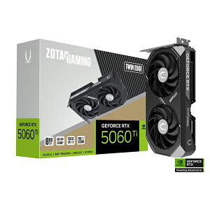 ZOTAC RTX5060Ti8GBTW/ZT-B50610E-10M ubN GAMING GeForce RTX 5060 Ti 8GB Twin Edge [OtBbN{[h]