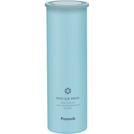 ミニアイスパック シリコン ブルー 氷のうタイプ ピーコック ABB-16A まほうびん構造 冷たい 長持ち スリムタイプ 熱中症対策 おでかけ ひんやり