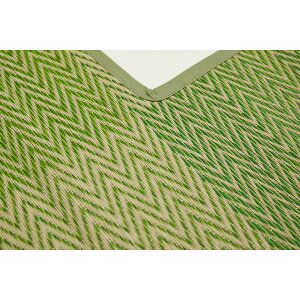 萩原 81909021 掘りごたつ対応のい草ラグ 191×250 グリーン メーカー直送