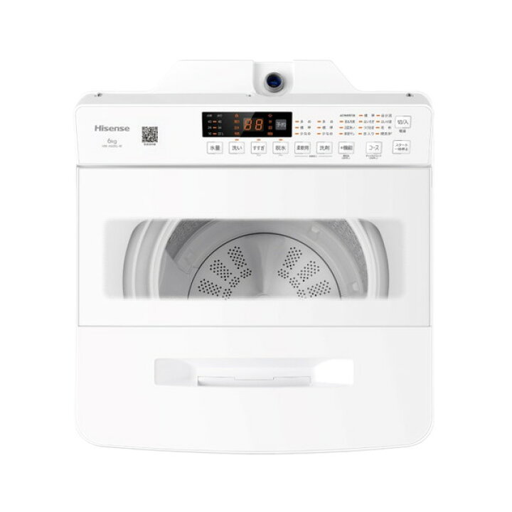 楽天市場】洗濯機 6kg ハイセンス Hisense HW-K60XL-W ホワイト 白 