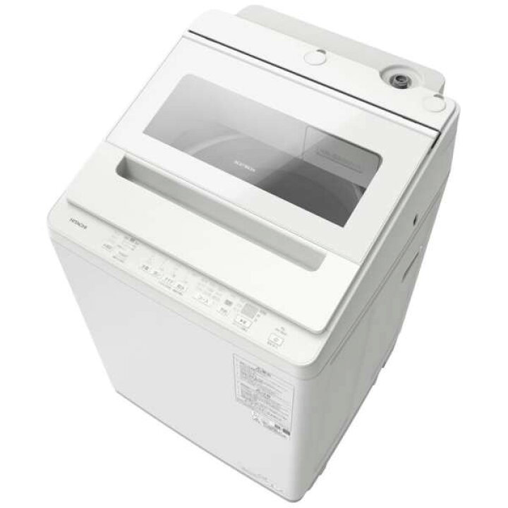 楽天市場】洗濯機 8kg 日立 HITACHI BW-V80M(W) ホワイト 白 ビート 