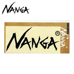 NANGA �i���K NANGA LOGO CUTTING STICKER BLK L NA2254-3G517 N1StBKG3 ���S�J�b�e�B���O�X�e�b�J�[L