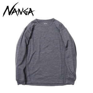 NANGA iK MERINO WOOL BASE LAYER L/S TOP GRY XL NW2341-1J508 N1MpGRH5 [mE[ x[XC[ OX[ugbv]