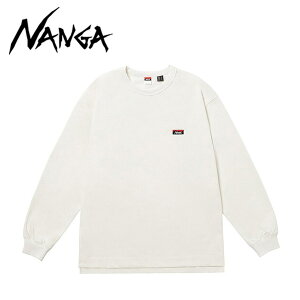 NANGA iK ECO HYBRID BOX LOGO EMBROIDERY L/S TEE WHT XL NW2411-1G803-A N0000221 GRnCubh{bNXSGuC_[OX[ueB[