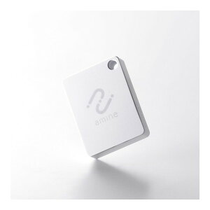 ELECOM LGT-NNTG1WHA スマートタグ 紛失防止 小型 電池寿命最大5年 使い切りタイプ 防水・防塵 IP68 耐衝撃 アラーム機能付き amine ホワイト