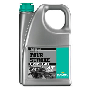 fCgi D49324 gbNX(Motorex) oCNp GWIC 4TCN 5W-40  FOUR STROKE 4T 4L 49324