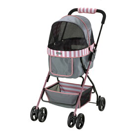 犬 カート ペットカート エルフィ ピンク 多頭 超小型犬 小型犬 猫用 折りたたみ 体重目安 12kg以下 リッチェル Richell ペットバギー シニア 猫 散歩 通院 ドライブ