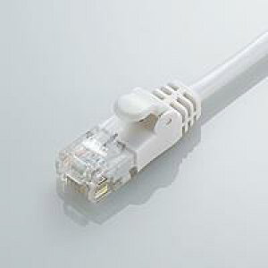 ELECOM LD-GPY/WH15 �z���C�g Gigabit [���炩LAN�P�[�u�� (CAT6�����E�������E15m)]