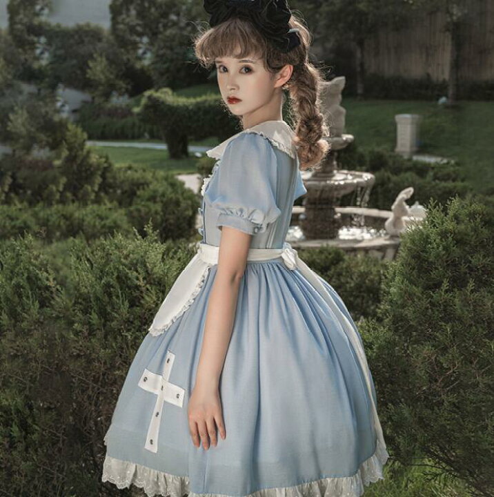 楽天市場】ロリータ ワンピース かわいい コスプレ衣装 長袖/半袖 