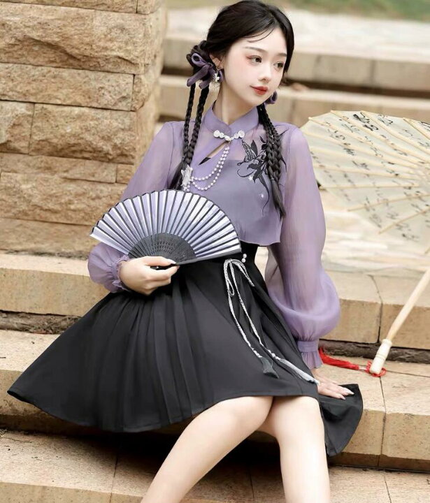 楽天市場】ロリータワンピース 2点セット 中華風 ロリータ服 改良版 