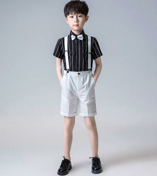 楽天市場 男の子 スーツ 子供夏用礼服 ストライプ柄 シャツ 半ズボン ベスト キッズ紳士服 合唱団体服 結婚式 ピアノ 発表会 演奏会 子供パーティー衣装 男の子大人っぽい礼服 入学式 卒業式 舞台演出服 90 160 ａ ｓ ｋ Store