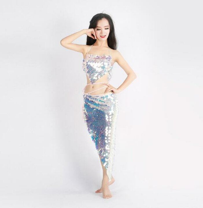 楽天市場】ベリー ダンス衣装 スパンコール付き 人魚姫 ベリー 演出服 