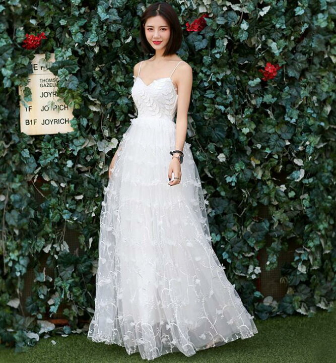 ウエディングドレス 仙女 挙式 結婚式 軽量ドレス 二次会ドレス 