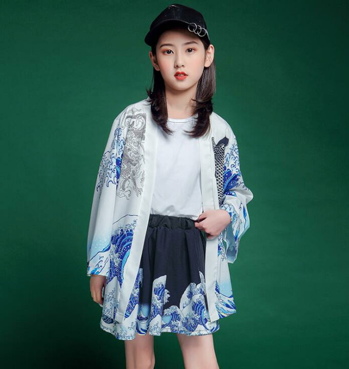 楽天市場 子供服 甚平 着物 和風ダンス衣装 キッズ甚平 男の子 女の子 舞台お揃い衣装 キッズカーディガン 学園祭 文化祭 七五三 ステージ衣装 パンツセット スカートセット 3点セット ａ ｓ ｋ Store