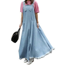 楽天市場 デニム フリンジ ワンピースの通販