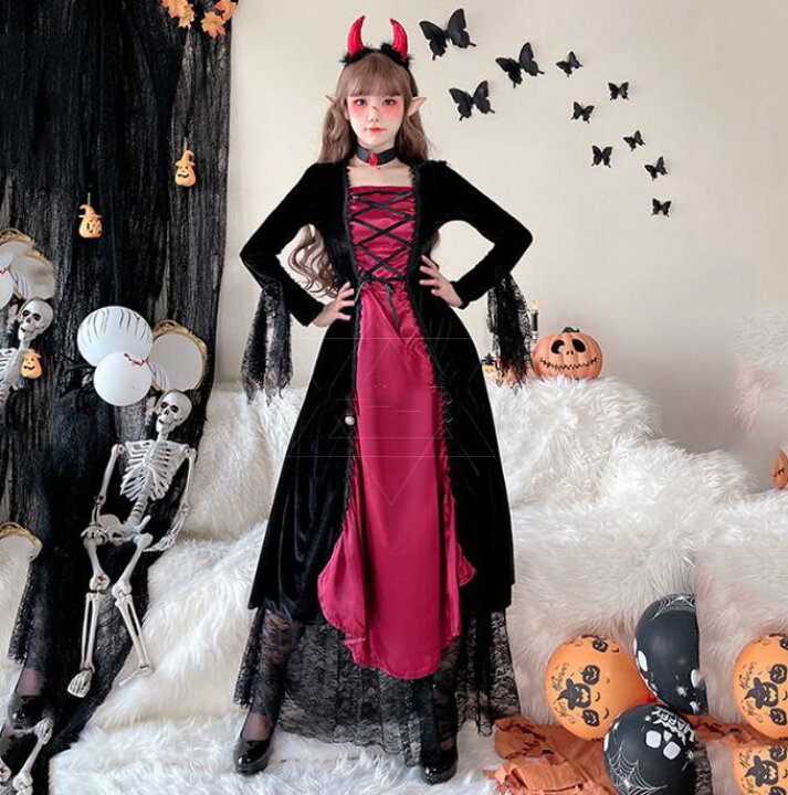 有名ブランド ハロウィン用 コスプレ衣装 女王衣装