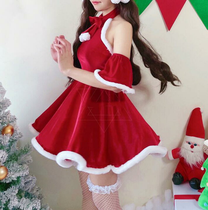 楽天市場】クリスマスドレス 女性 大人 クリスマス コスプレ衣装  