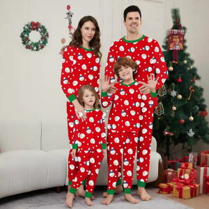 クリスマス パジャマ 親子ペア カップル ルームウェア クリスマス 部屋着 雪だるま柄 クリスマス元素 家族お揃い 部屋着 寝巻き 親子コーデ ペアルック 衣装 ママ パパ キッズ ベビー 犬服