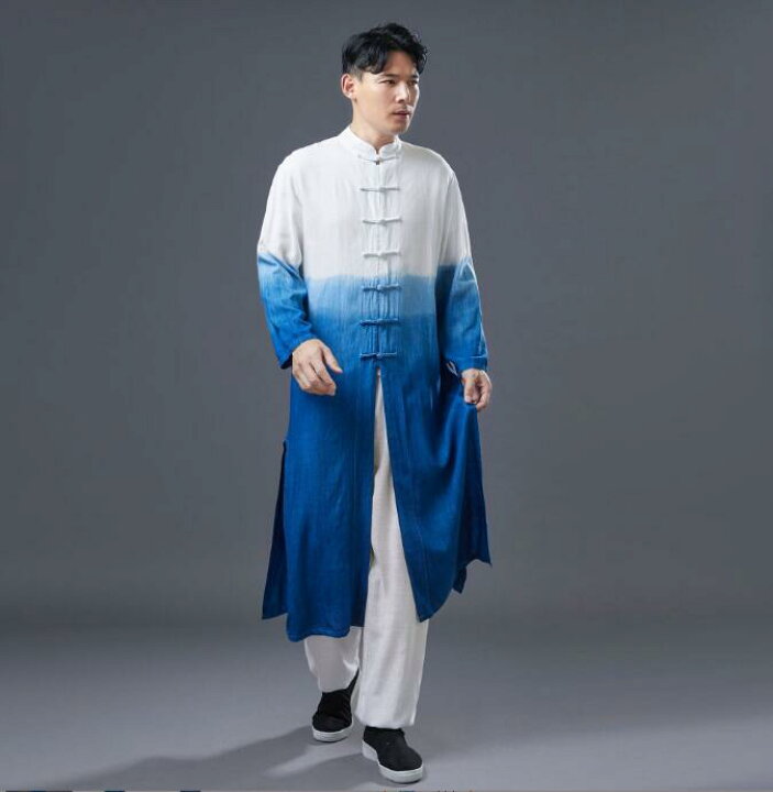 楽天市場】メンズ チャイナ服 民族風 亜麻 中華服 唐装 ハンドメイド  