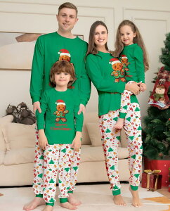 クリスマス パジャマ 親子ペア コスプレ衣装 サンタ熊柄 家族お揃い ルームウェア トナカイ柄 部屋着 寝巻き クリスマス元素 親子コーデ ペアルック 衣装 ママ パパ キッズ ベビー 犬服 グリ