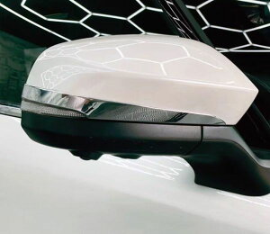 トヨタ アルファード/ヴェルファイア 40系 2023- サイド カーボンデザイン ドアミラー デコレーション フレーム 2P 3色選択