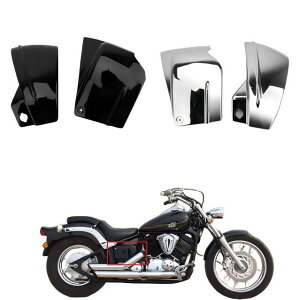 ヤマハバイク左右ABSバッテリーフェアリングサイドカバープロテクターVスター650/400ドラッグスター650/400 XVS650/XVS650A