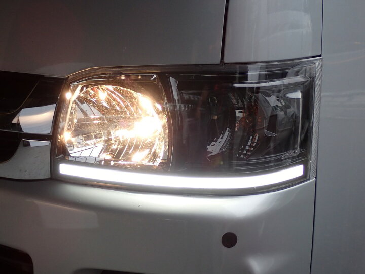 楽天市場】ハイエース 200系 1型 2型 LEDバー シーケンシャル 