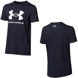 アンダーアーマー（UNDER ARMOUR）　1363282　001　マルチSP　ジュニア　UA スポーツスタイル ロゴ ショートスリーブ　21SS