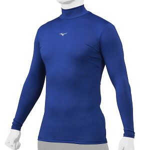 <限定クーポン発行中 10/27 09:59まで お買い物マラソン> ミズノ(MIZUNO) 12JA1C1016 野球 バイオギア ハイネック長袖 アンダーシャツ パステルネイビー 23AW