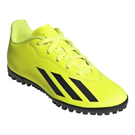 ＜8000円以上で使えるクーポン発行中 お買物マラソン＞ adidas（アディダス）　IF0707　サッカー　ジュニア トレーニングシューズ X CRAZYFAST エックス クレイジーファスト CLUB TF 24Q1＜今ならナンバーシールプレゼント中！＞