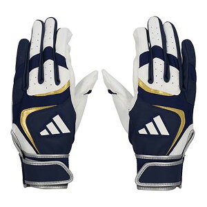 <ネコポス発送 送料無料> adidas(アディダス) LBG403 2911 野球 バッティング手袋 バッティンググラブ BASIC 両手用 24Q3